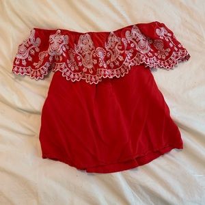 Off the shoulder top